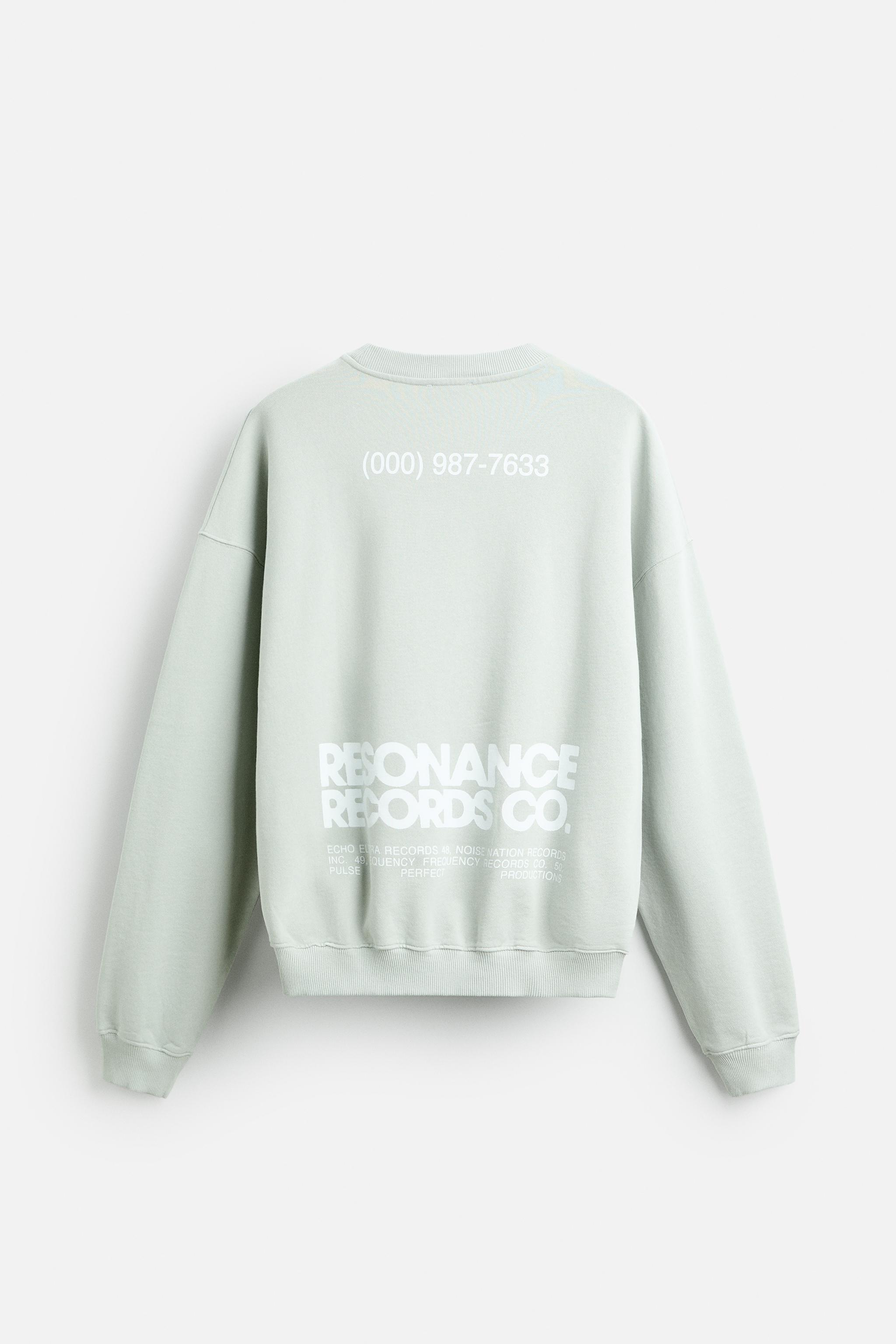 TEXT PRINT SWEATSHIRT Product Image