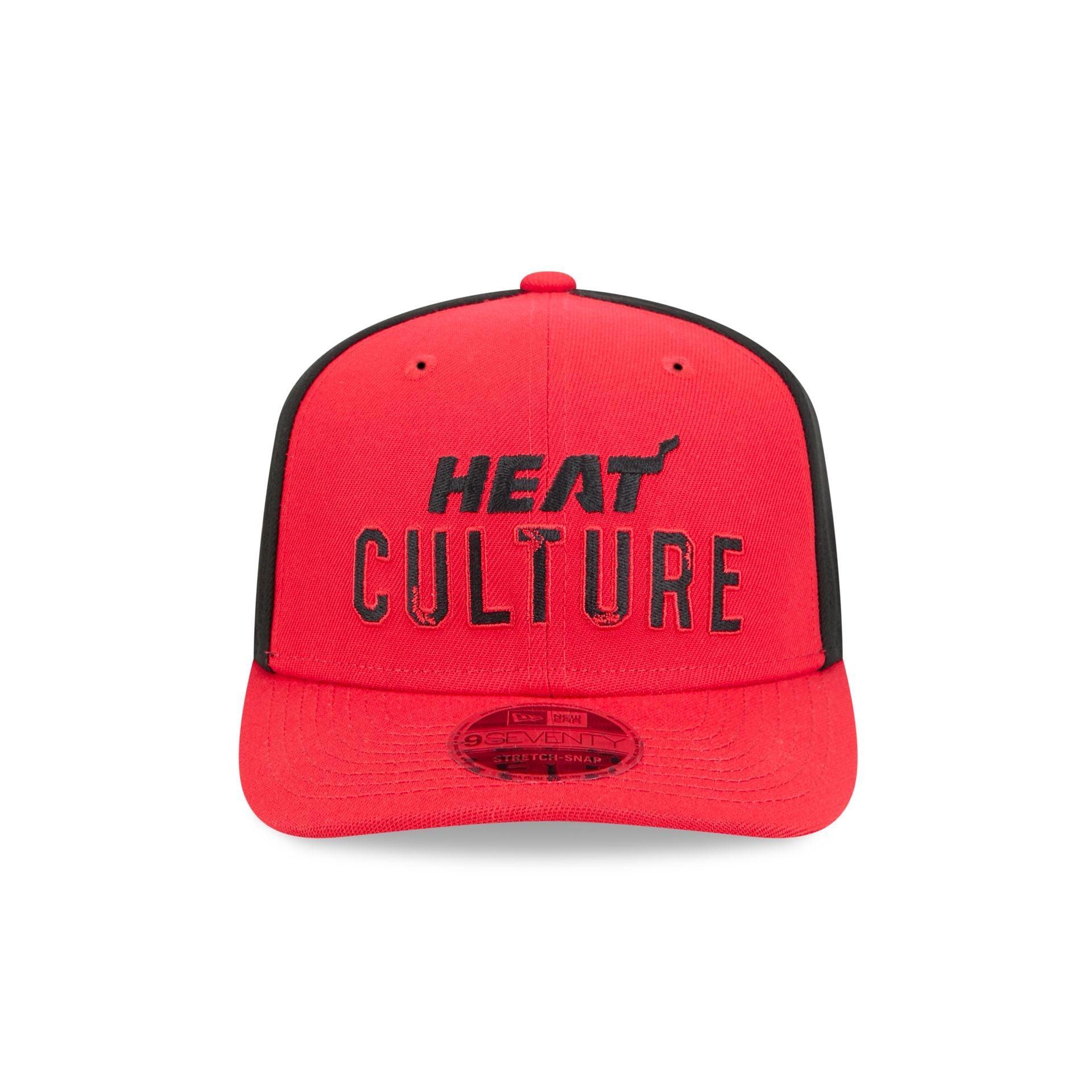 Miami Heat 2024 City Edition 9SEVENTY Stretch-Snap Hat Male Product Image