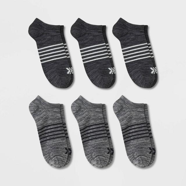 Mens Striped Light Weight Random Feed Socks 6pk - All In Motion 6-12 Product Image