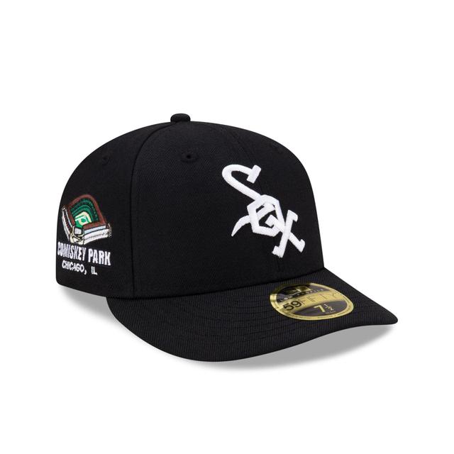 Just Caps Stadium Patch Chicago White Sox Low Profile 59FIFTY Fitted Hat Male Product Image