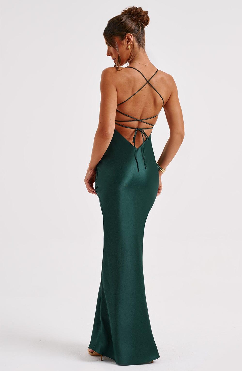 Malika Maxi Dress - Emerald Product Image