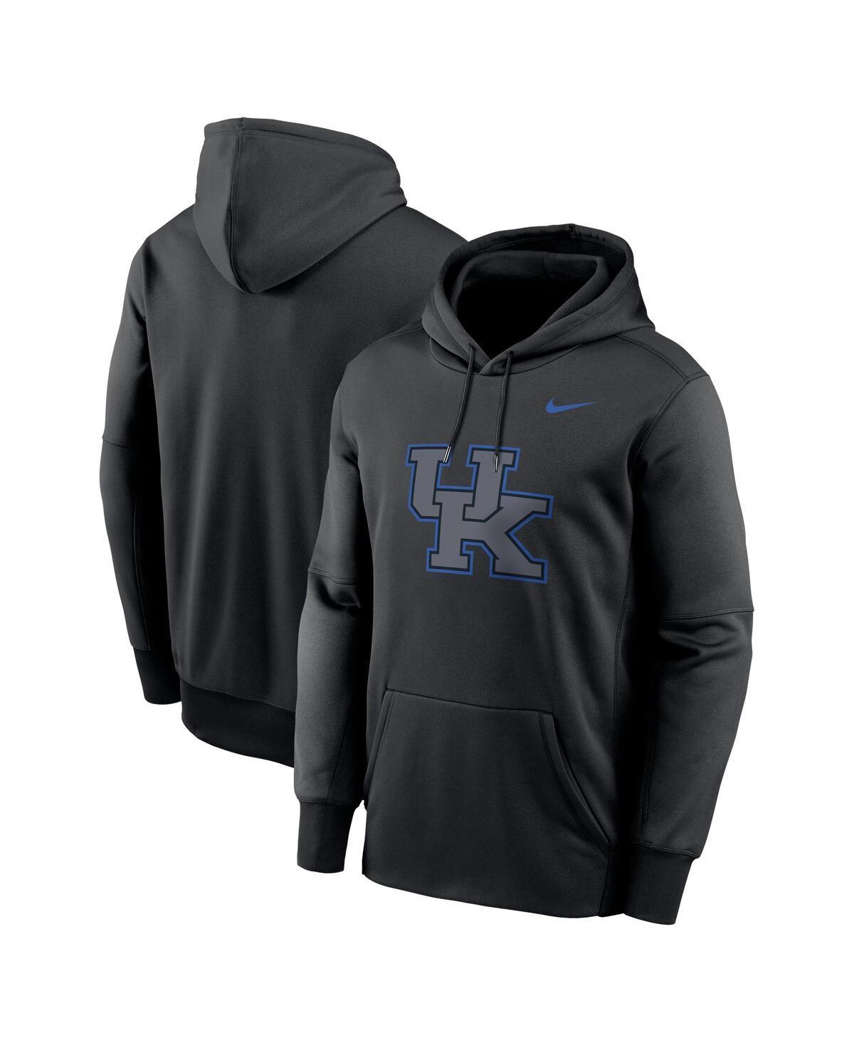 Nike Mens Black Kentucky Wildcats Color Pop Performance Fleece Pullover Hoodie Product Image