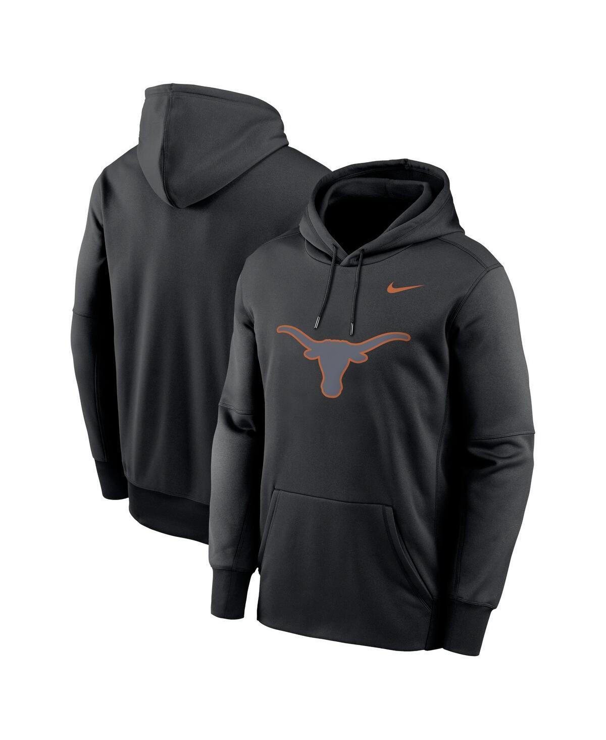 Nike Mens Black Texas Longhorns Color Pop Performance Fleece Pullover Hoodie Product Image