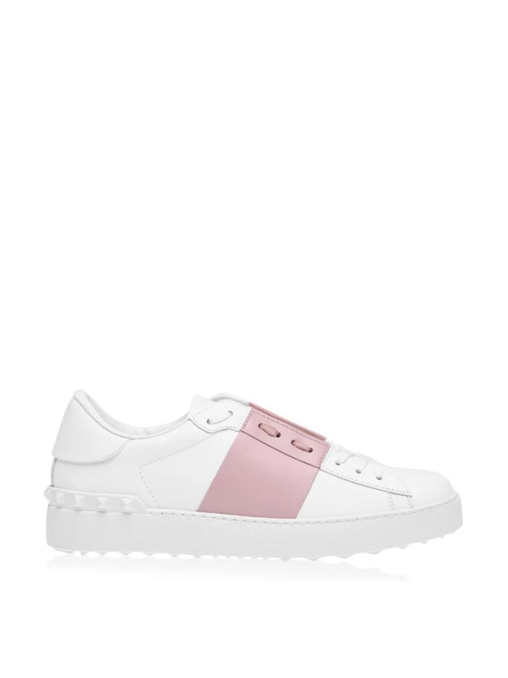 Open Sneaker In White,water Rose Product Image