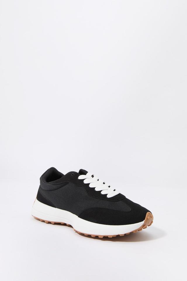 Two Tone Lace Up Sneaker Female Product Image