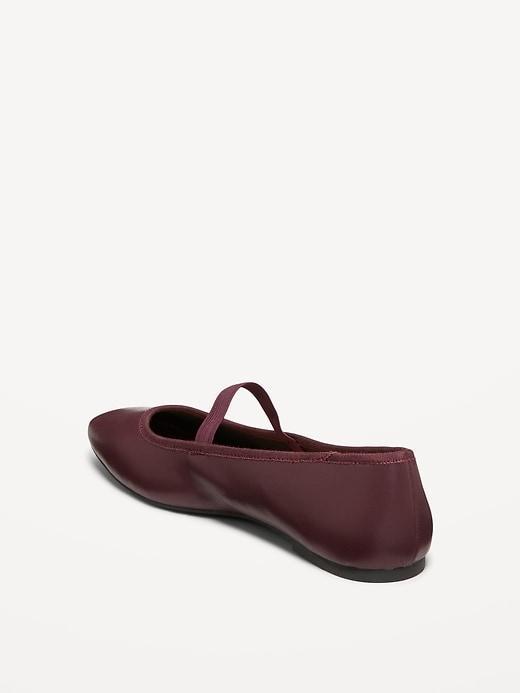 Satin Mary Jane Ballet Flat Product Image