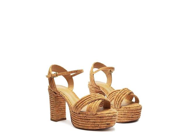 Schutz Latifah Platform (Natural) Women's Sandals Product Image