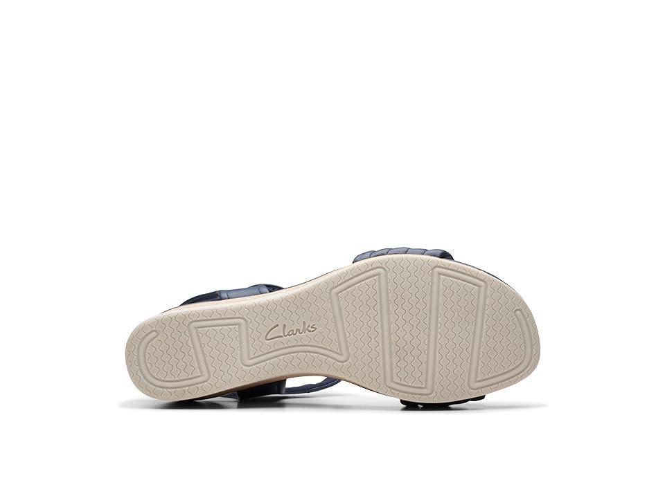 Clarks Chelseah Gem (Navy Leather) Women's Sandals Product Image