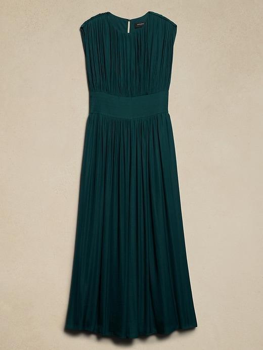 Crystal Pleated Maxi Dress Product Image