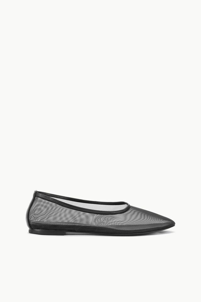 ALBA BALLET FLAT | BLACK MESH Product Image