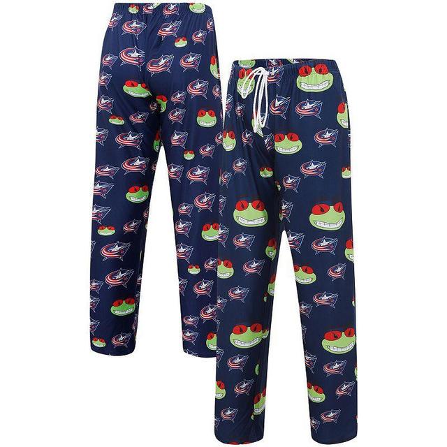 Womens Concepts Sport Columbus Blue Jackets Gauge Allover Print Knit Sleep Pants Product Image