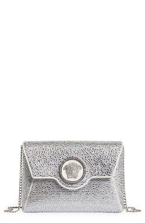 Versace La Medusa Crystal Encrusted Wallet on a Chain Product Image