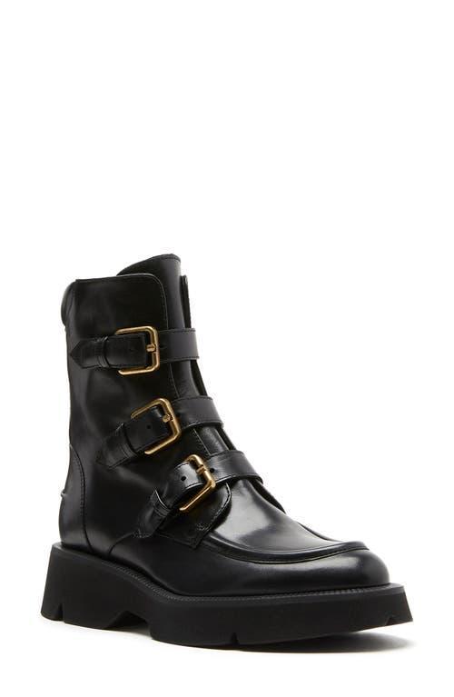 Womens Benwin 50MM Leather Lug-Sole Boots Product Image
