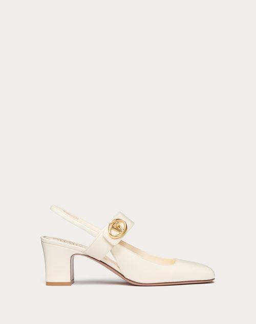 VLOGO LOCKER MARY-JANE SLINGBACK PUMPS IN CALFSKIN 60MM Product Image