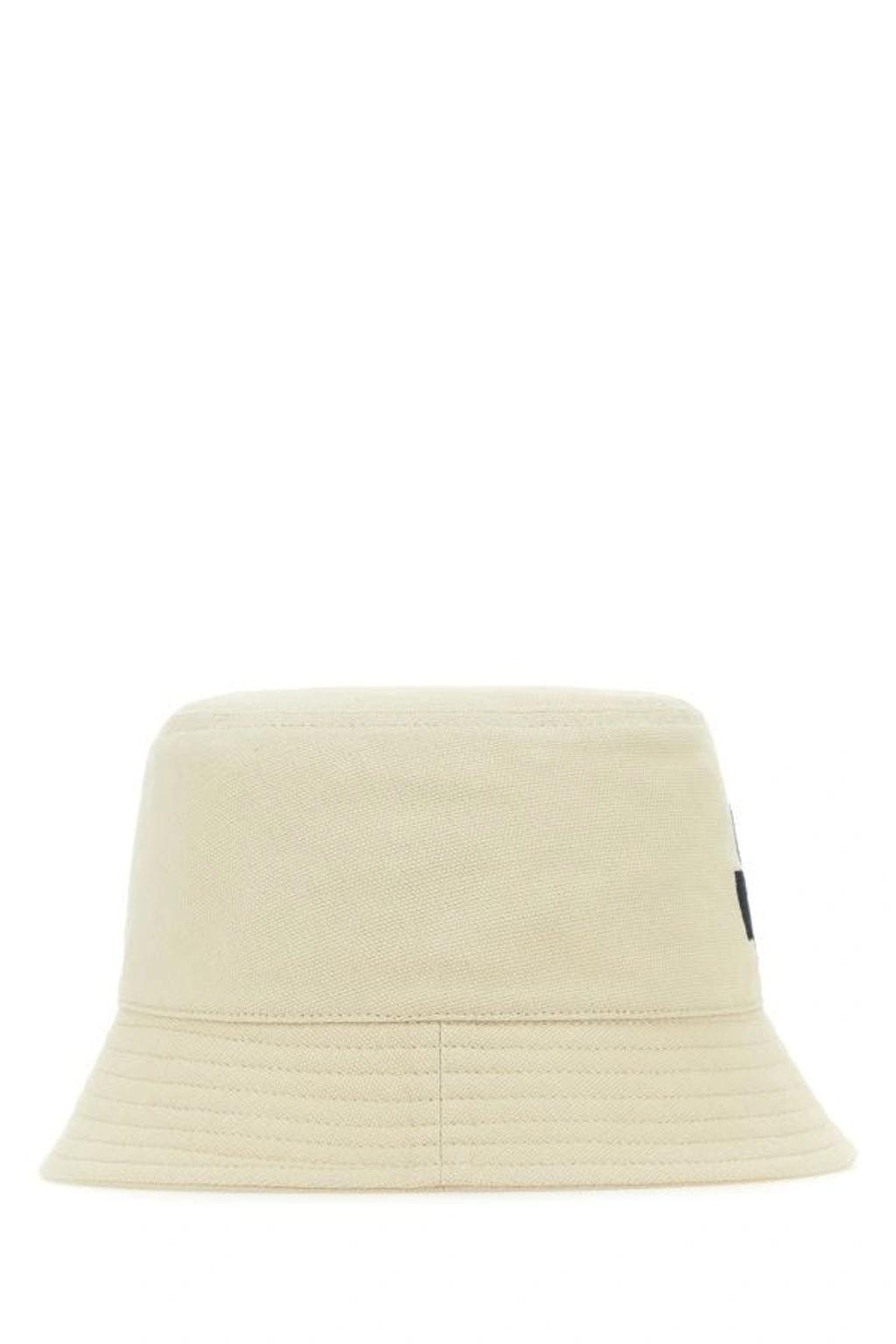 ISABEL MARANT Woman Ivory Cotton Haley Bucket Hat In White Product Image