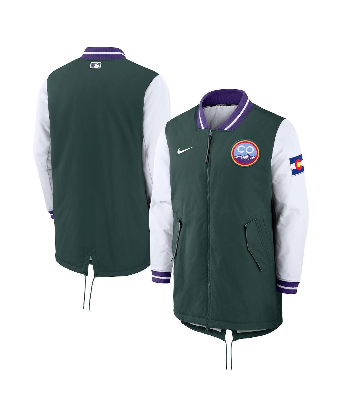 Mens Nike Colorado Rockies Authentic Collection 2022 City Connect Full-Zip Dugout Jacket Product Image