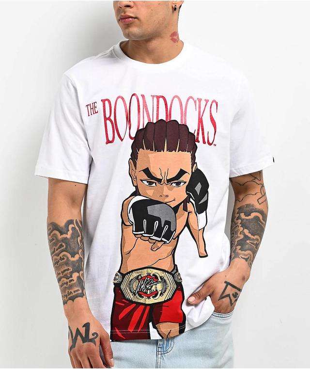 The Boondocks Riley MMA Champ White T-Shirt Product Image