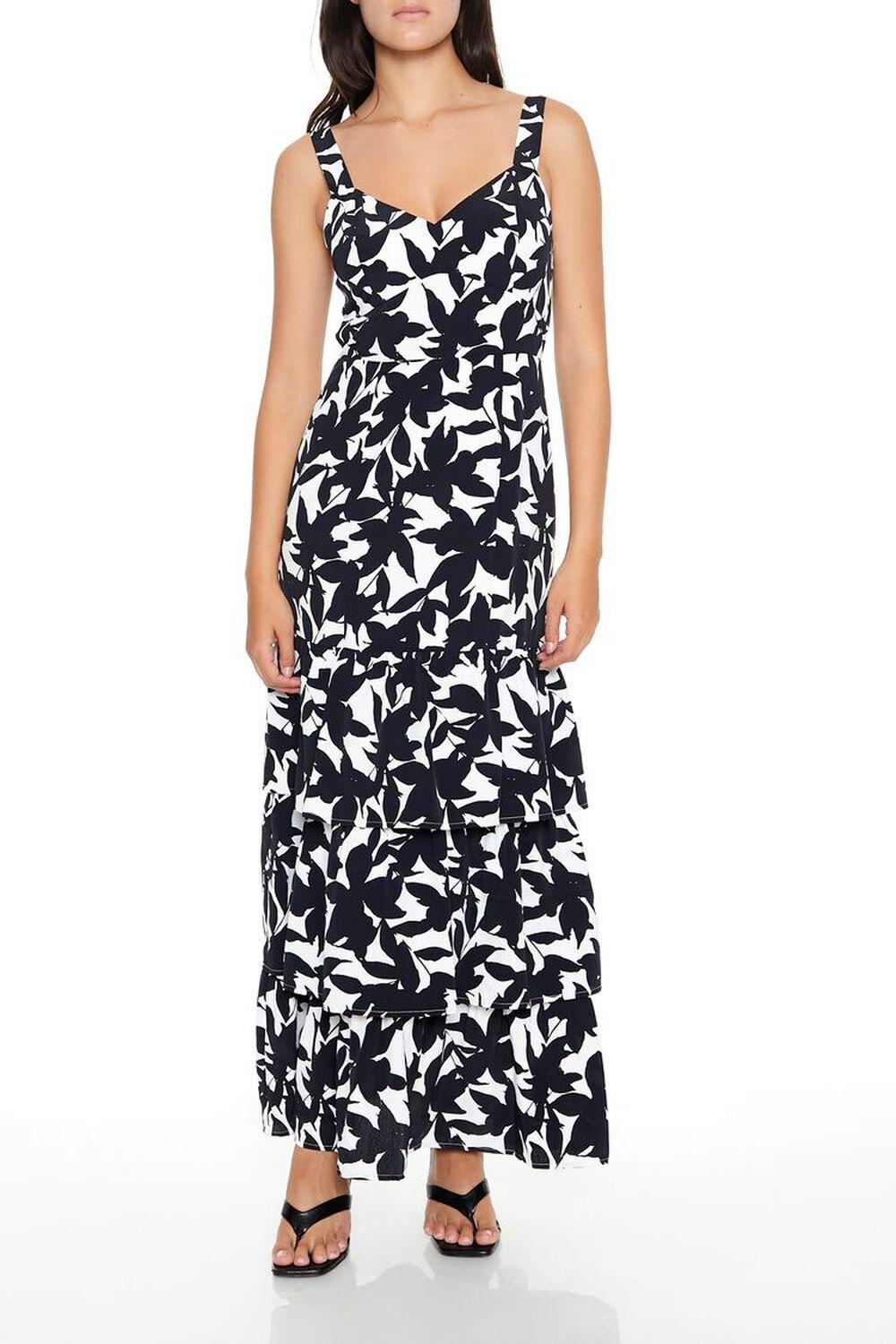 Tiered Floral Print Tank Maxi Dress | Forever 21 Product Image