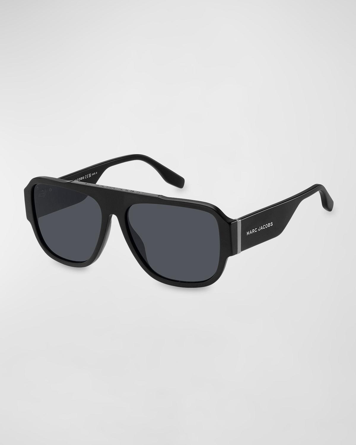 Marc 756S Flat-Top Acetate Rectangle Sunglasses Product Image