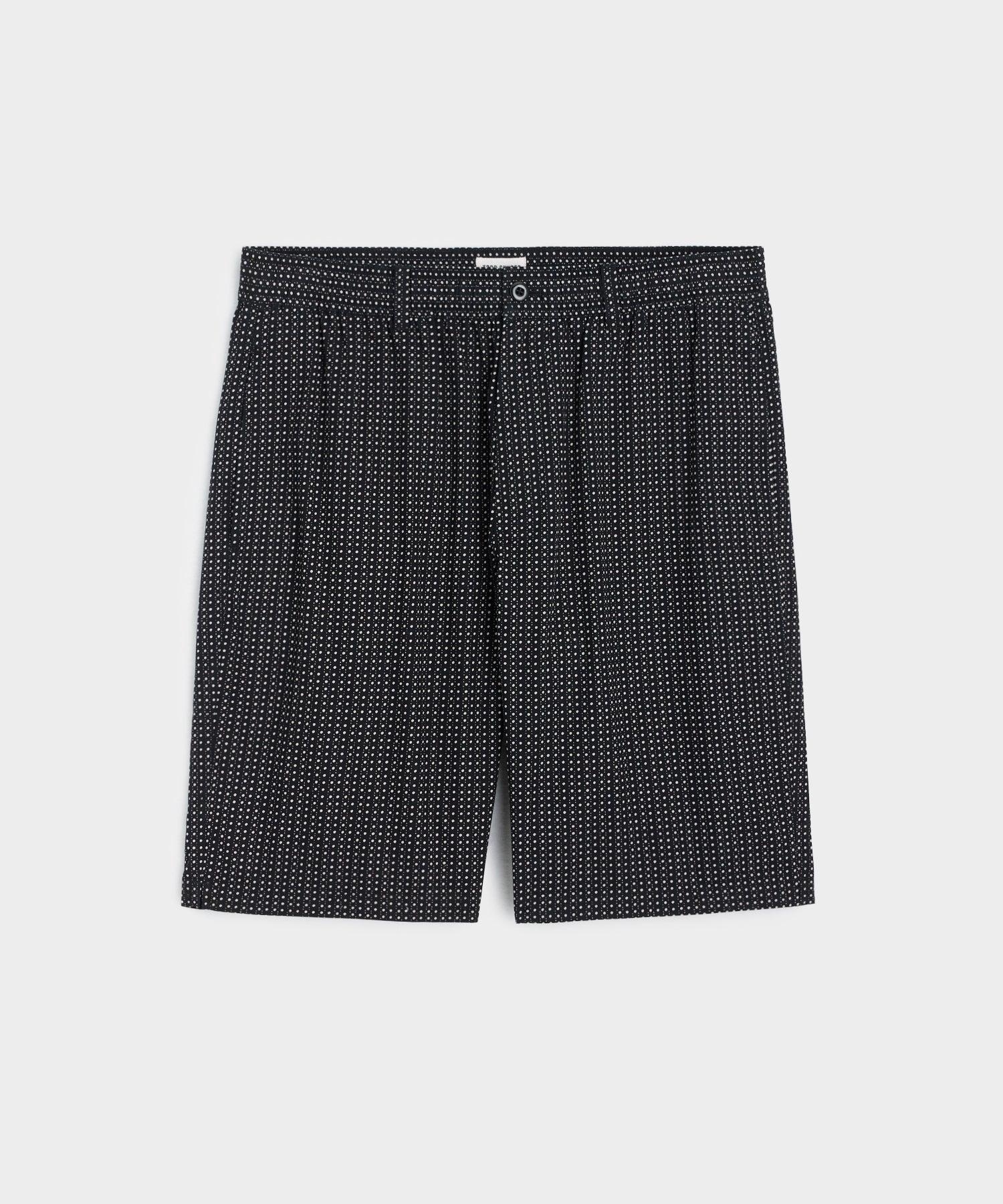 11" Japanese Relaxed Short in Black Dot Product Image