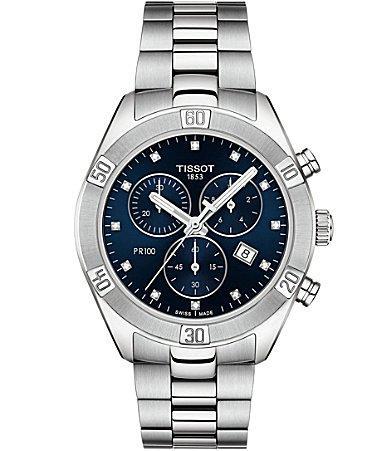 Tissot PR 100 Sport Chic Blue Dial Chronograph Watch Product Image