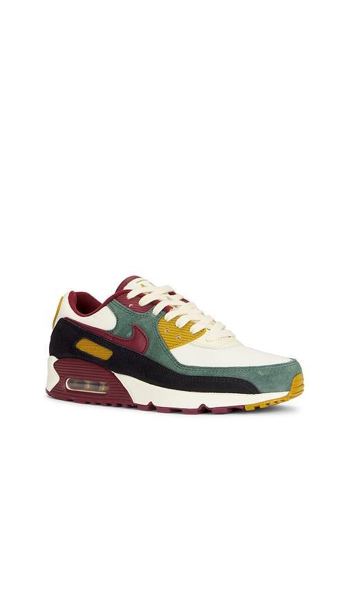 NIKE Air Max 90 Prm In Coconut Milk  Dark Team Red  & Vintage G Product Image