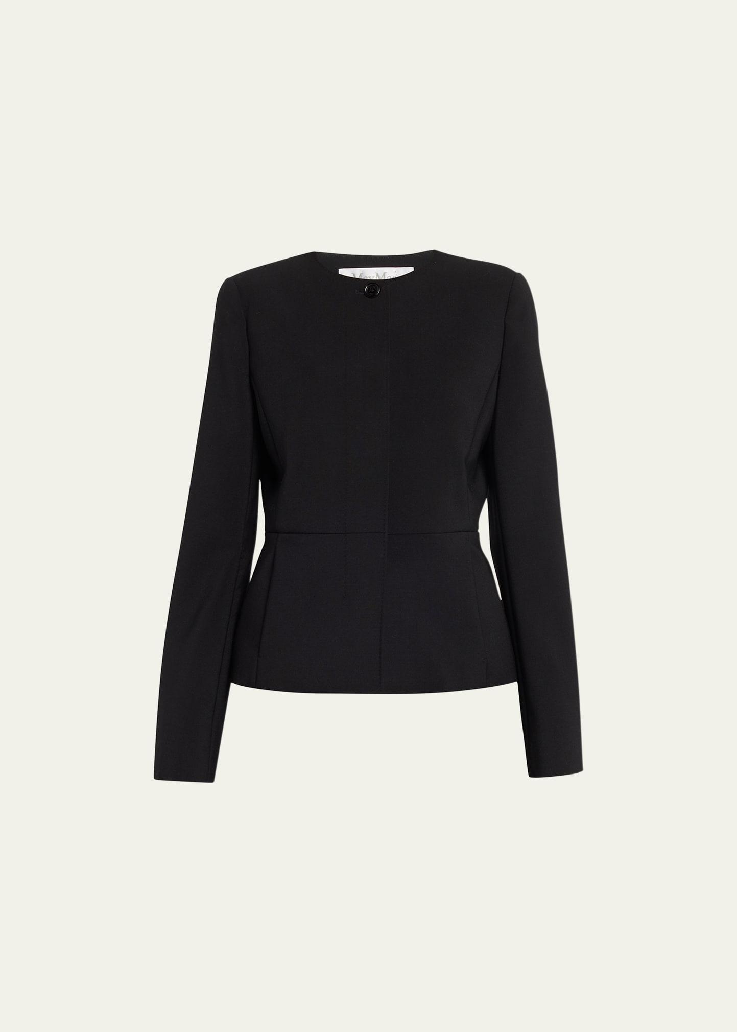 Max Mara Pepli Stretch Virgin Wool Jacket Product Image