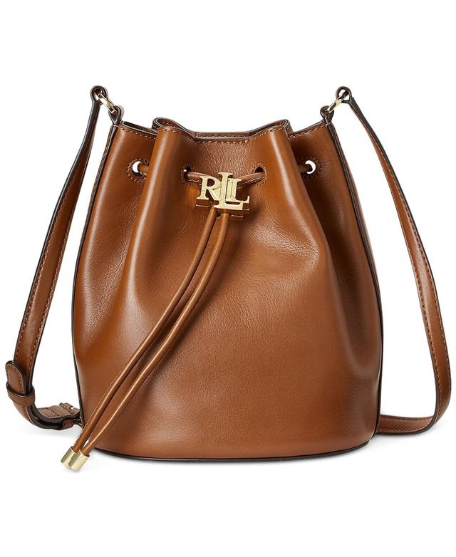 Womens Smooth Leather Medium Andie Drawstring Bag Product Image