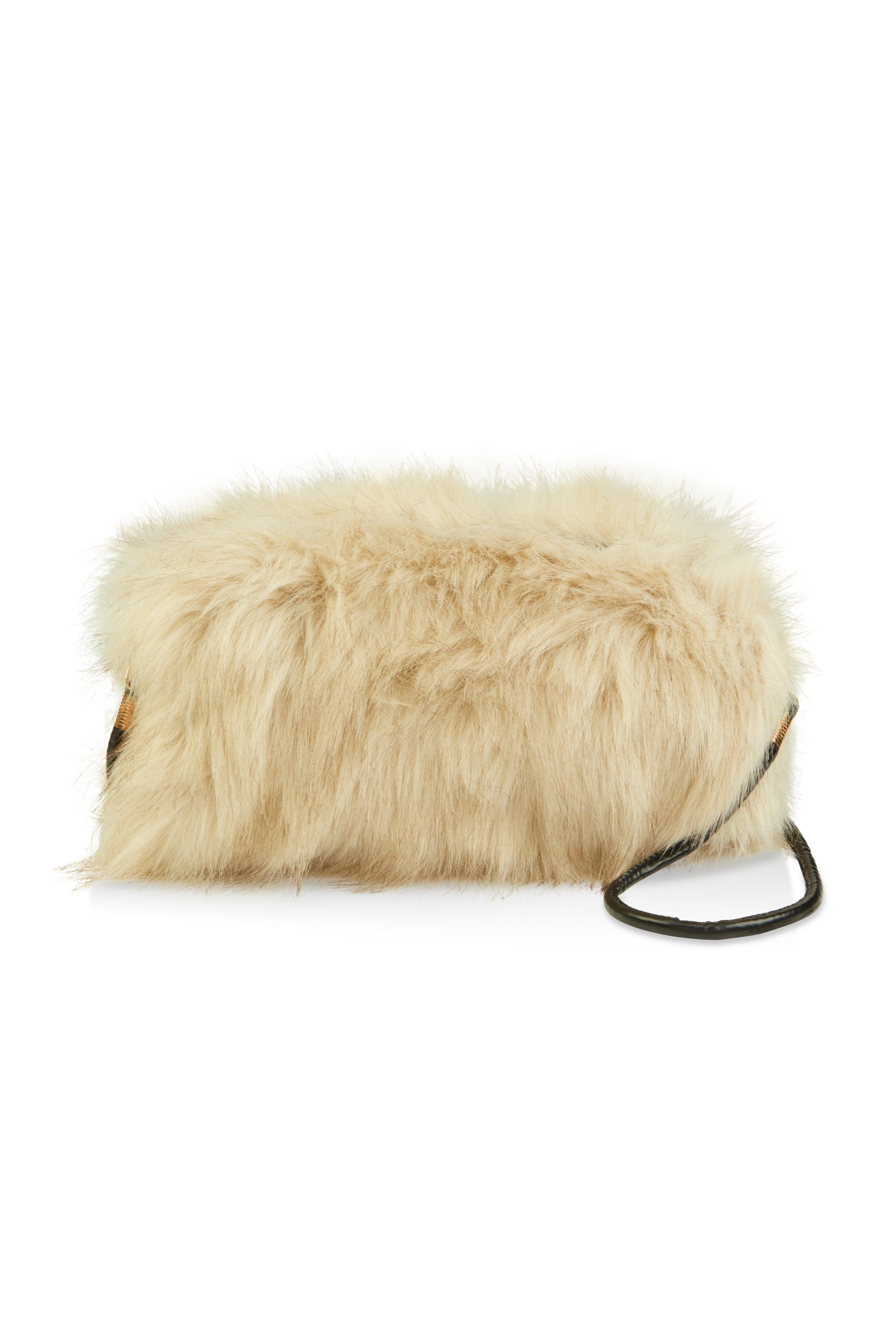 Faux Fur Muff Crossbody Bag Female Product Image