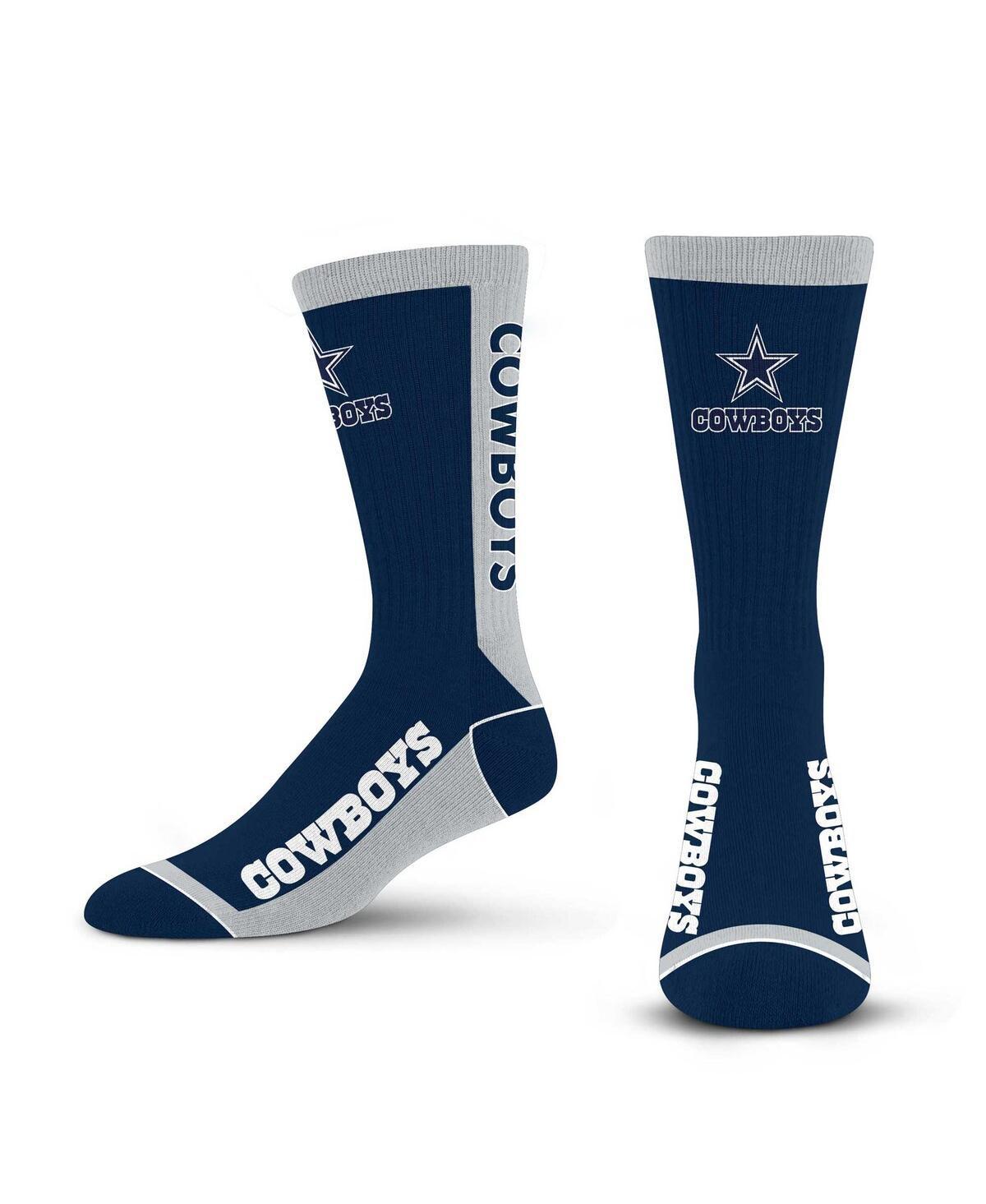 For Bare Feet Dallas Cowboys MVP Classic Crew Sock, Mens Blue Product Image