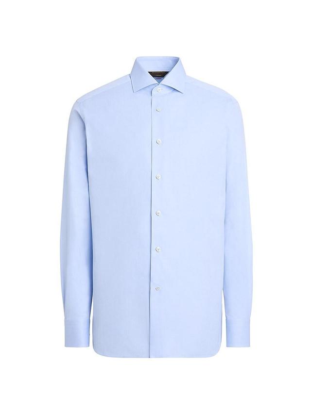 Mens Sea Island Cotton Long-Sleeve Tailoring Shirt Product Image