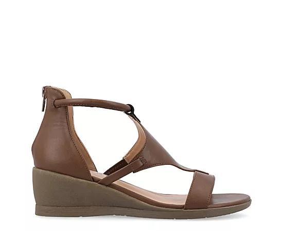 Journee Collection Womens Trayle Wide Wedge Sandal Product Image