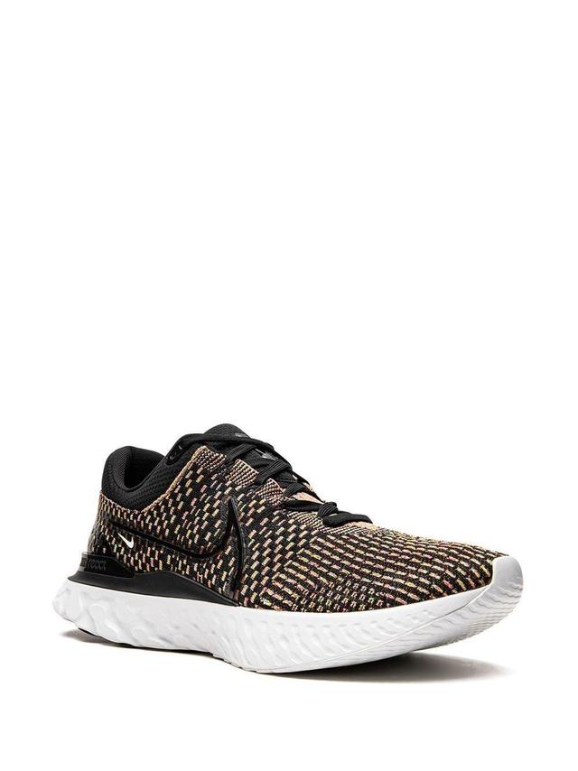 NIKE React Infinity Run Flyknit 3 Sneakers In Black Product Image