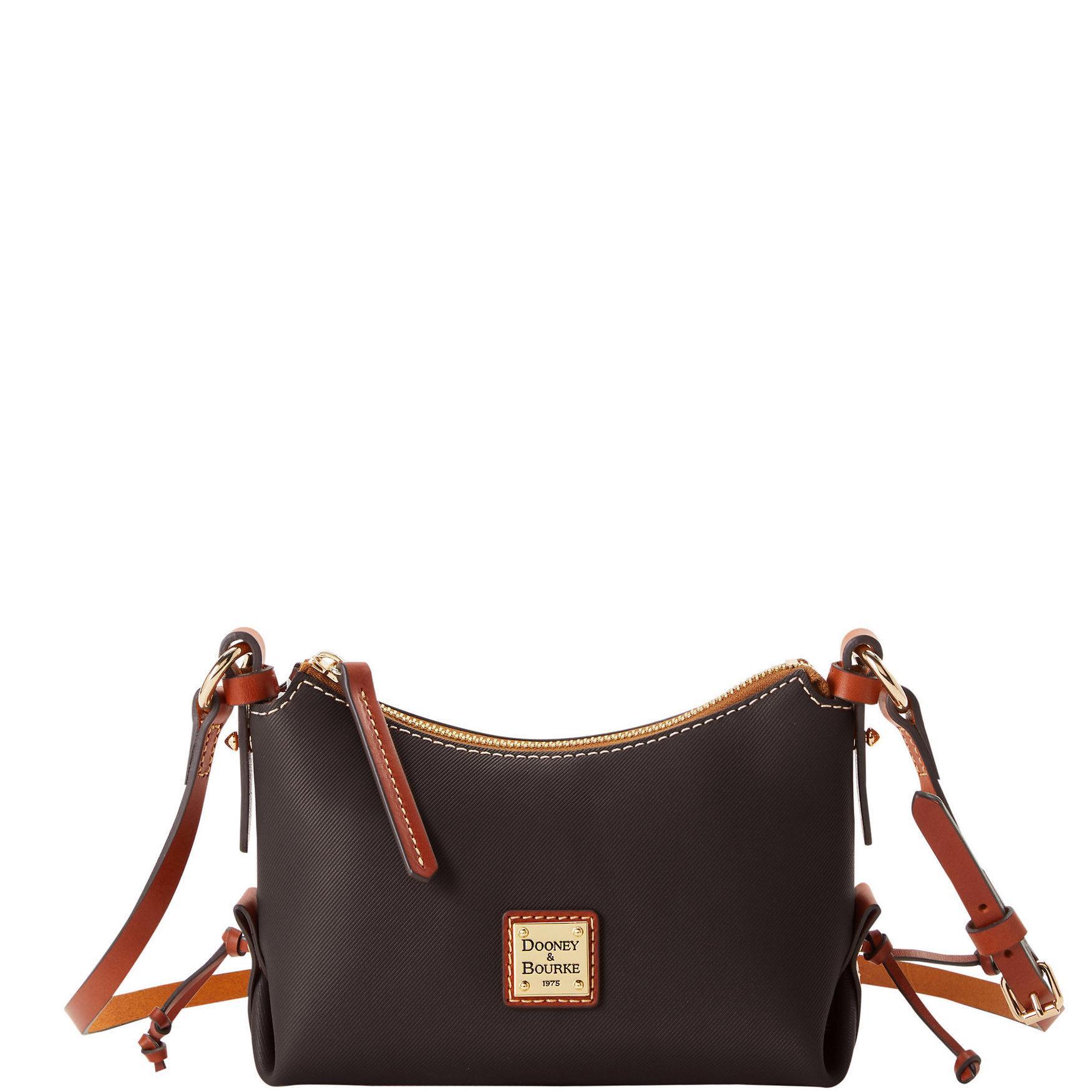 Dooney & Bourke Womens Sorrento Leather Crossbody 20 Bag in Brown Product Image