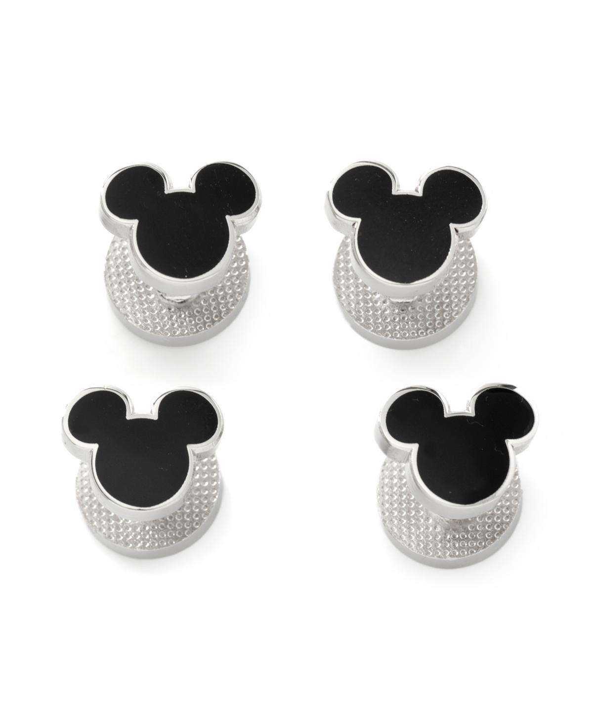 Disney Mens Mickey Mouse Silhouette Studs Set, Pack of 4 Product Image