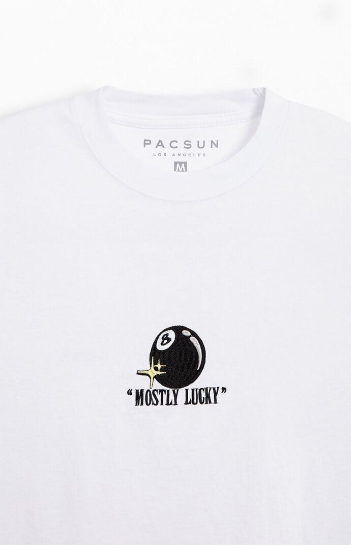 Men's Mostly Lucky Embroidered Oversized T-Shirt Product Image