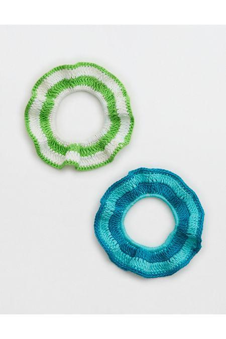 Aerie Crochet Scrunchie 2-Pack Women's Product Image