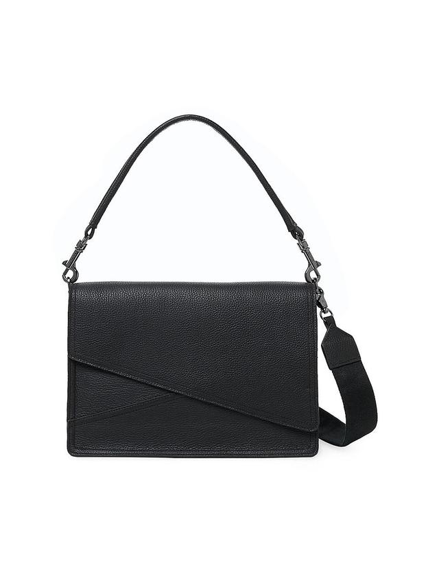 Womens Crosstown Leather Hobo Bag Product Image