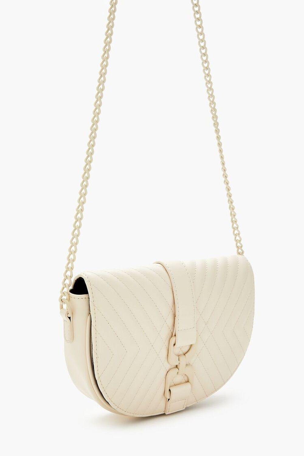 Quilted Crescent Crossbody Bag | Forever 21 Product Image