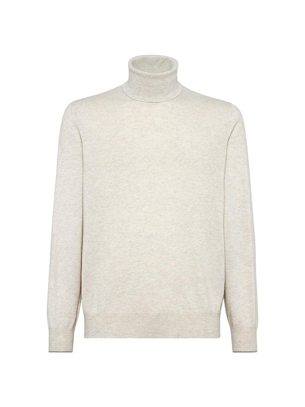 Mens Cashmere Turtleneck Sweater Product Image