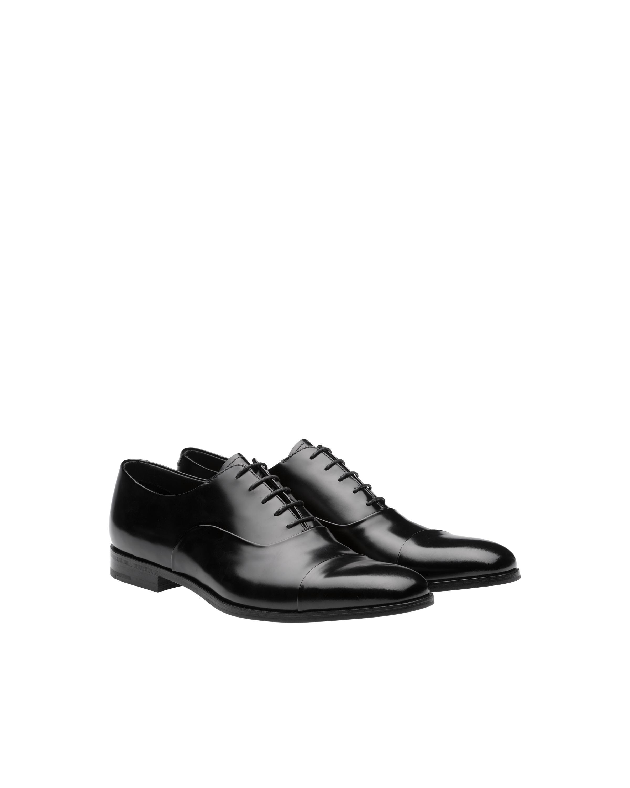 Brushed leather laced Oxford shoes product image