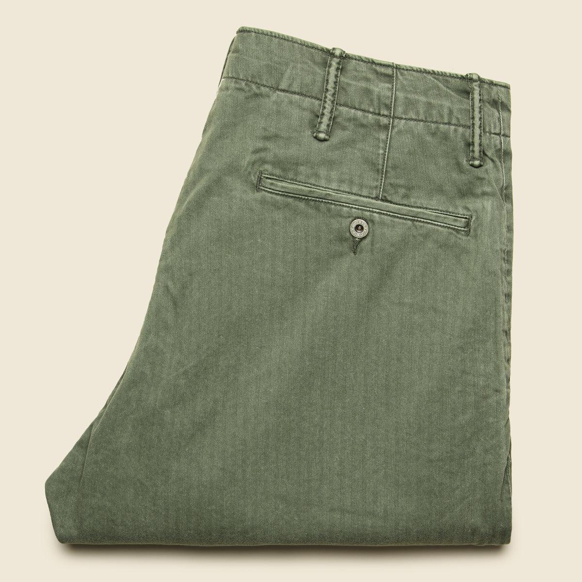 Cotton Field Chino - Dark Olive Product Image