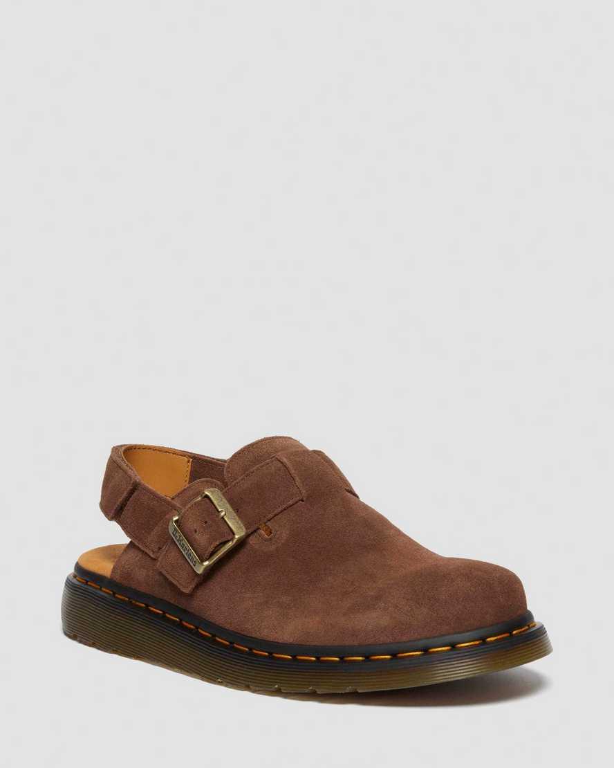 DR MARTENS Jorge II Bronx Suede Slingback Mule Product Image