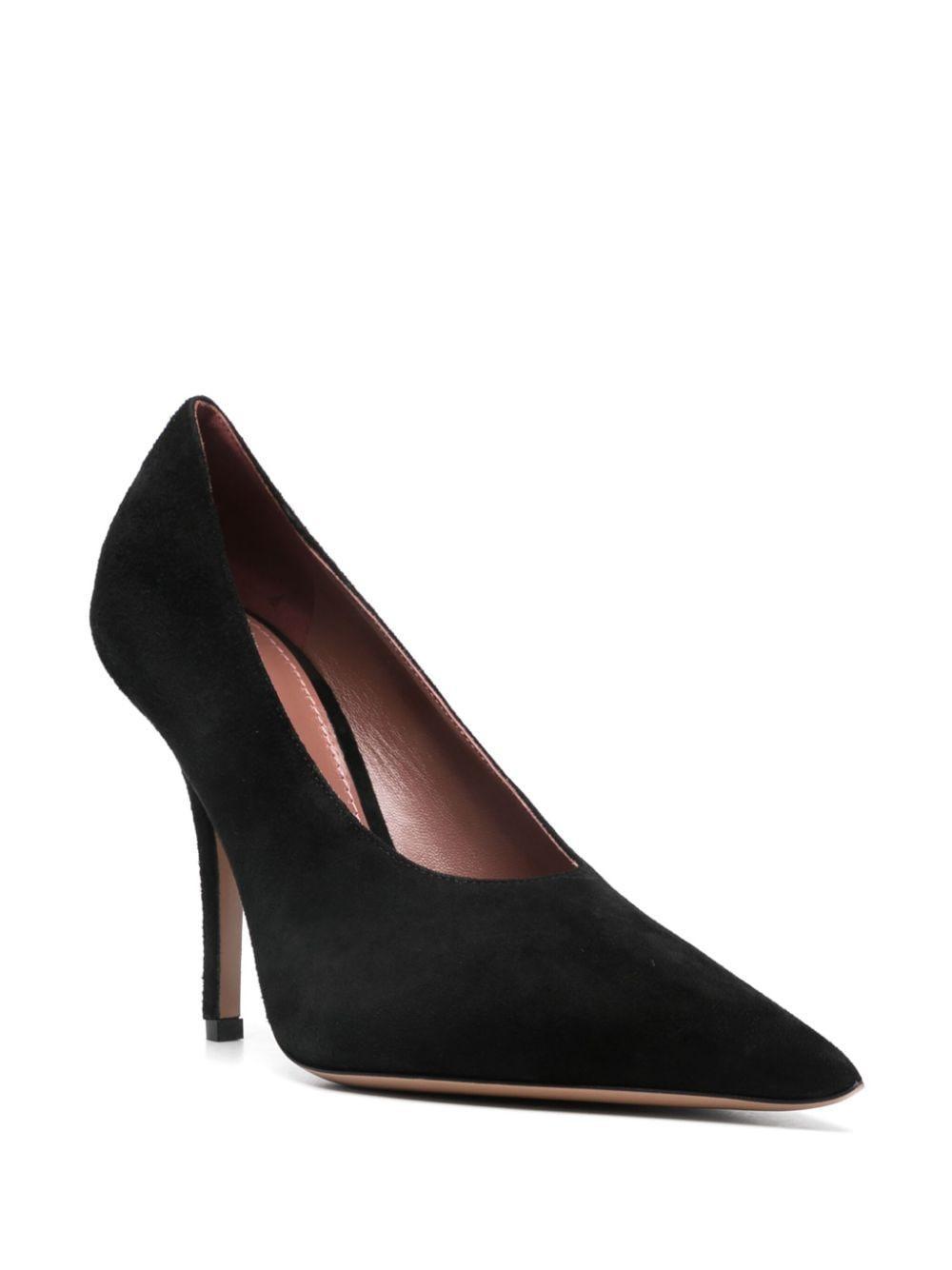 110mm Suede Pumps In Black Product Image