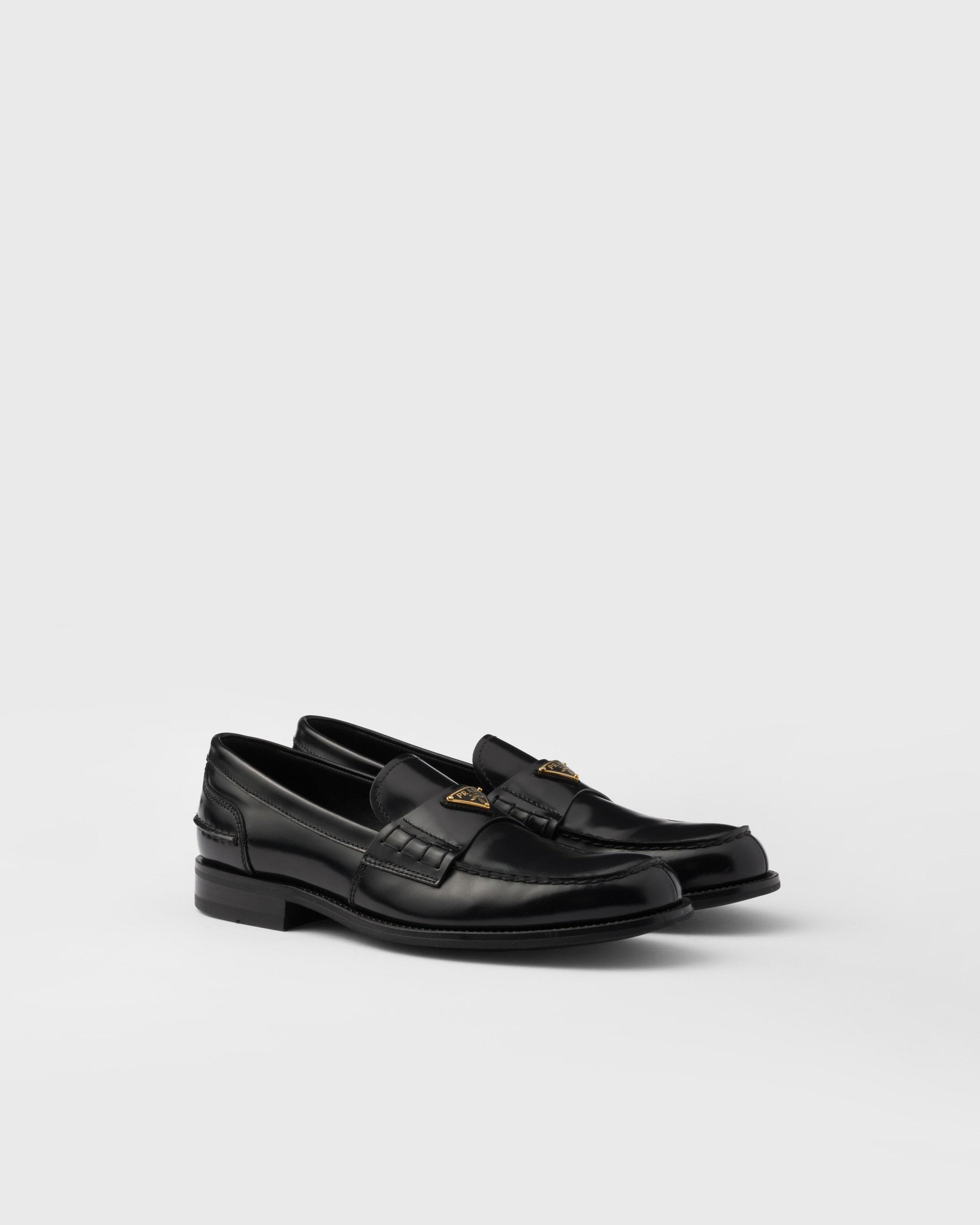 Brushed leather loafers product image