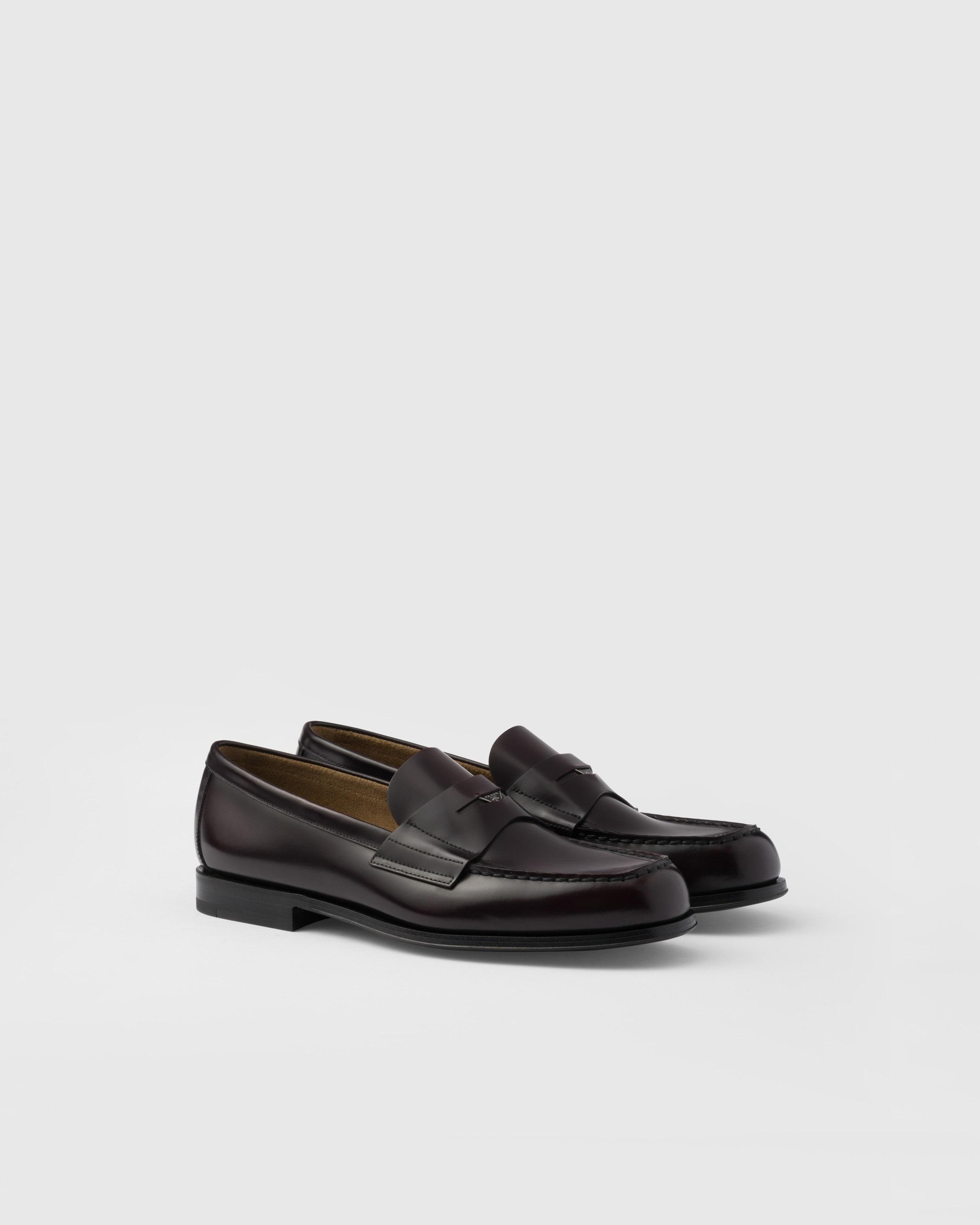 Brushed leather loafers product image