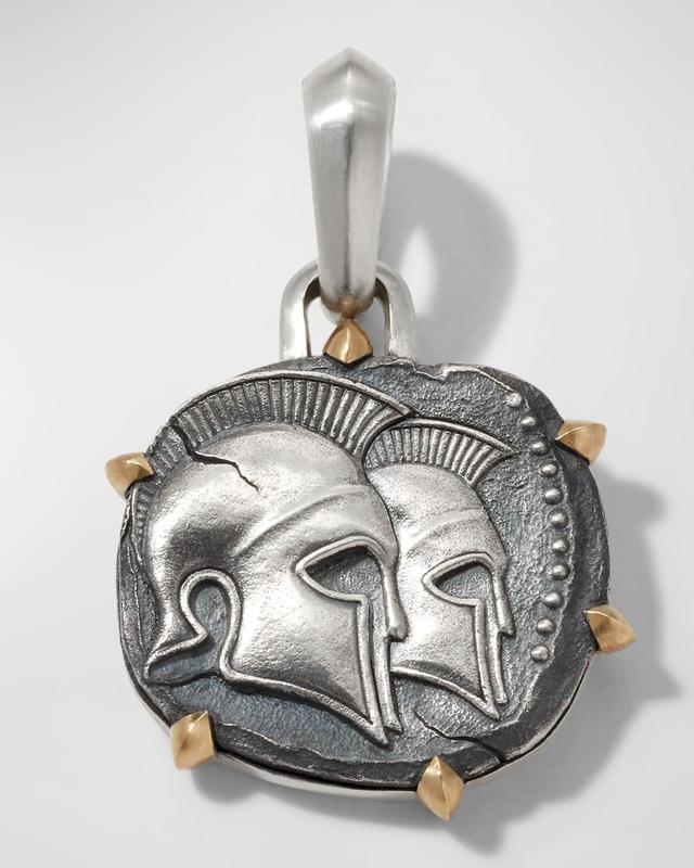 David Yurman Sterling Silver & 18K Yellow Gold Zodiac Sagittarius Amulet Enhancer Product Image