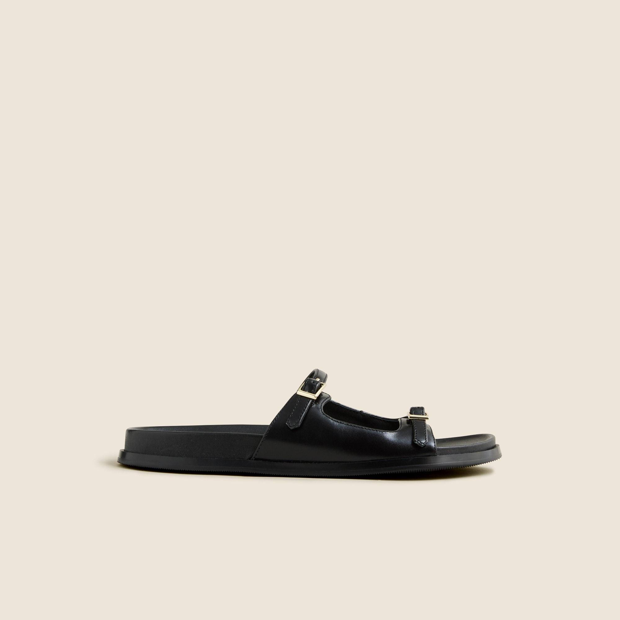 Colbie buckle sandals in leather Product Image