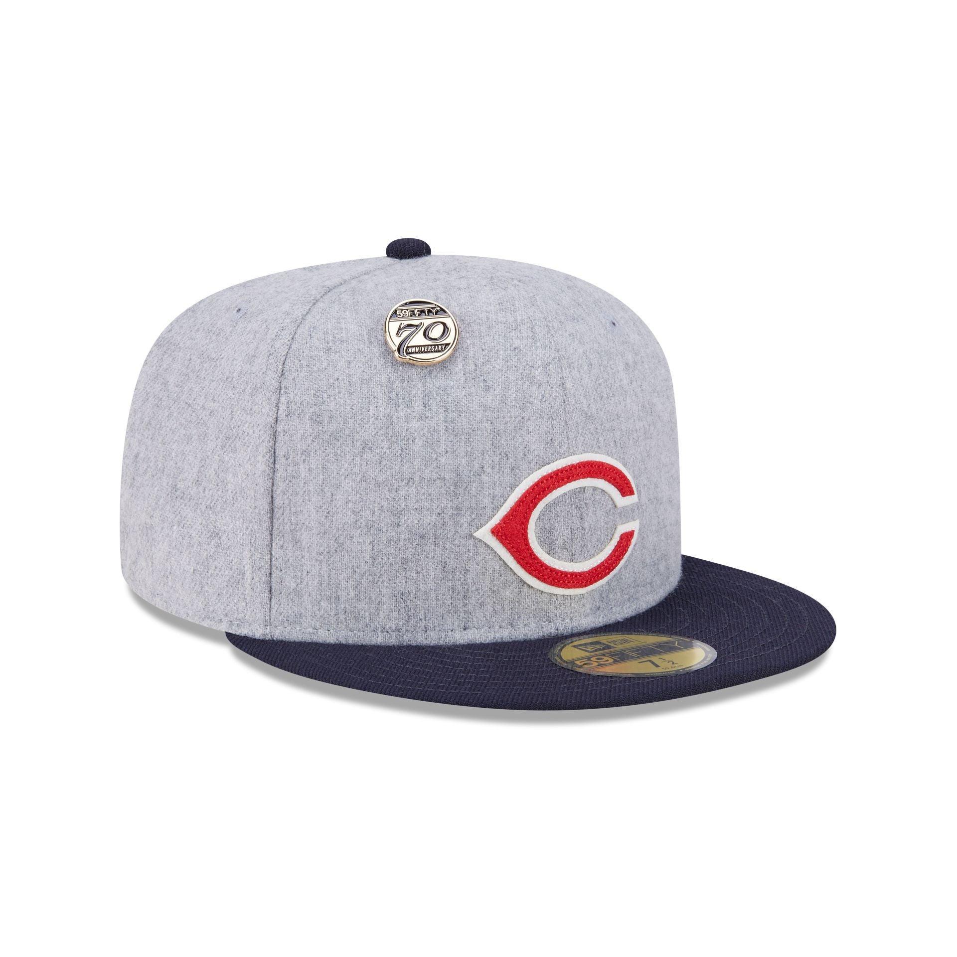 Cleveland Guardians 70th Anniversary Gray 59FIFTY Fitted Hat Male Product Image