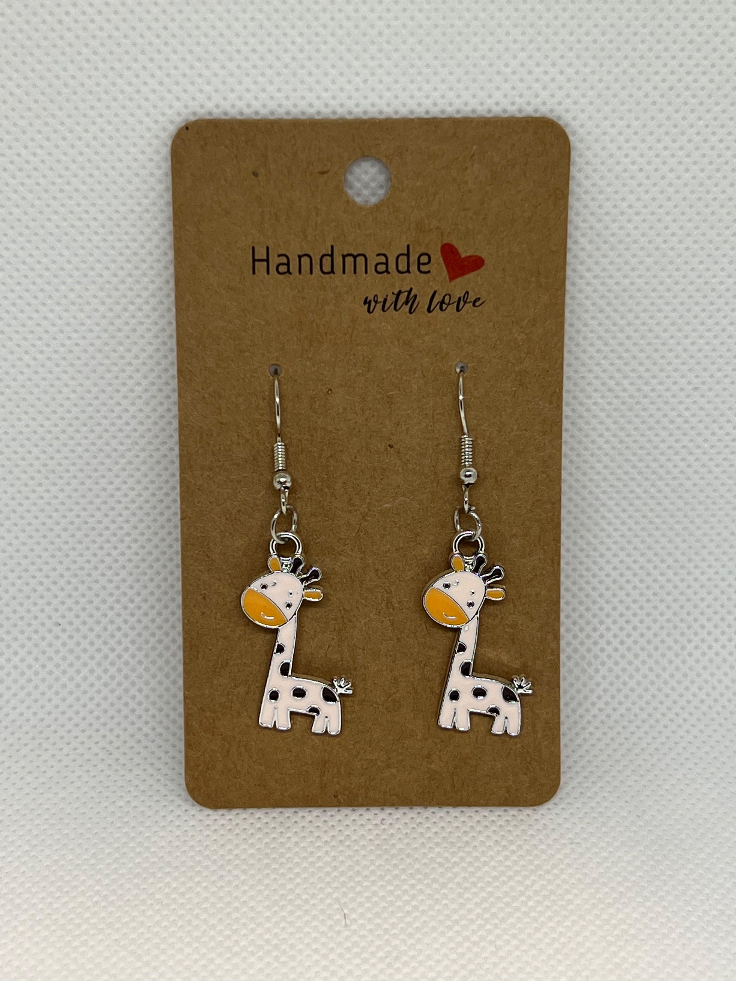 Giraffe Stainless Steel Earrings Female Product Image